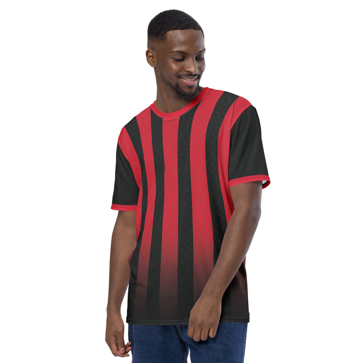 Premium Men's Jersey - Black-Red Pillar