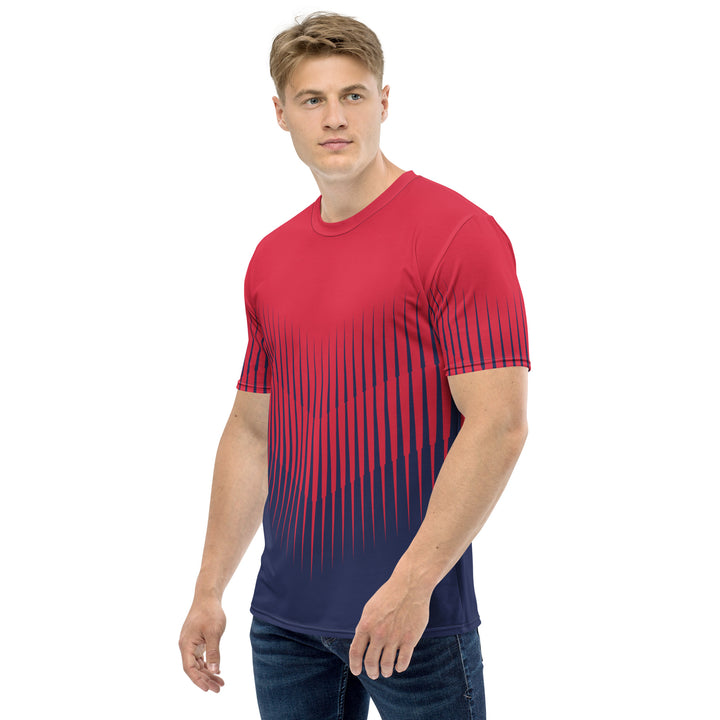 Premium Men's Jersey - Red-Blue Barrier