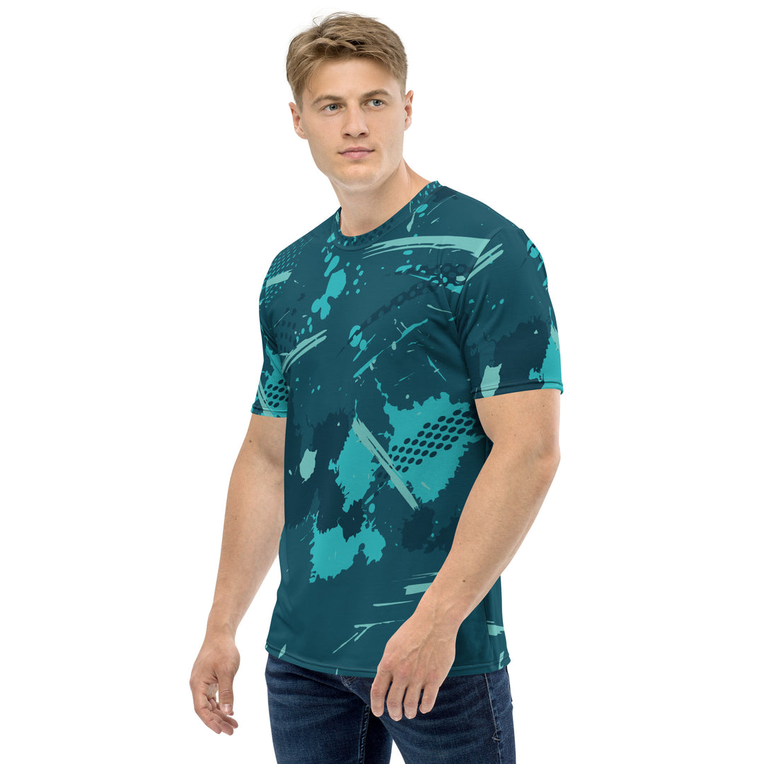 Premium Men's Jersey - Green Paint