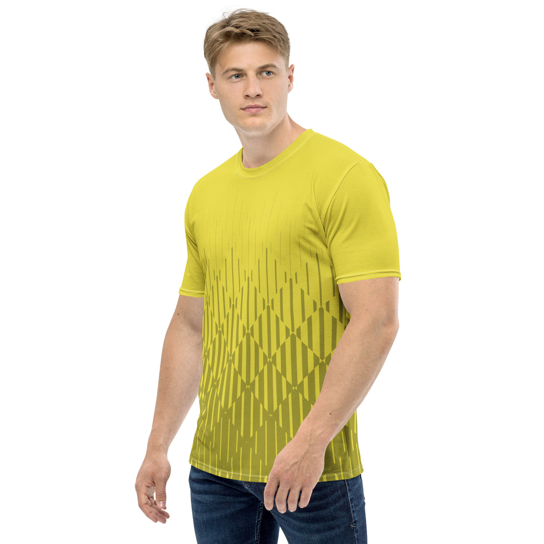 Premium Men's Jersey - Yellow Distortion