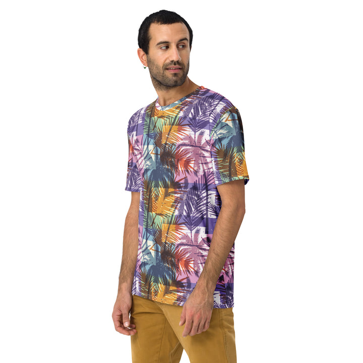 Premium Men's Jersey - Rainbow Palms