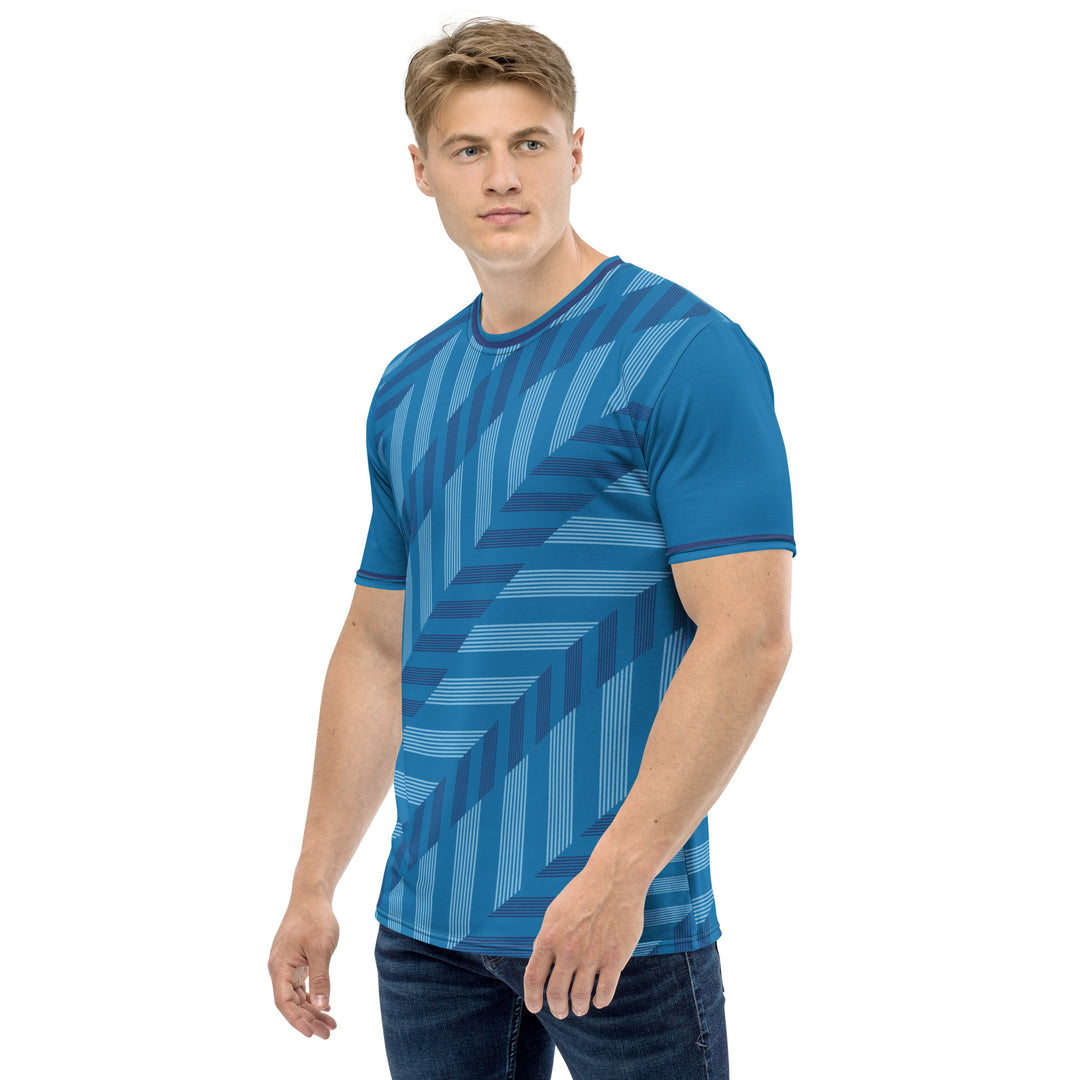 Premium Men's Jersey - Blue Path