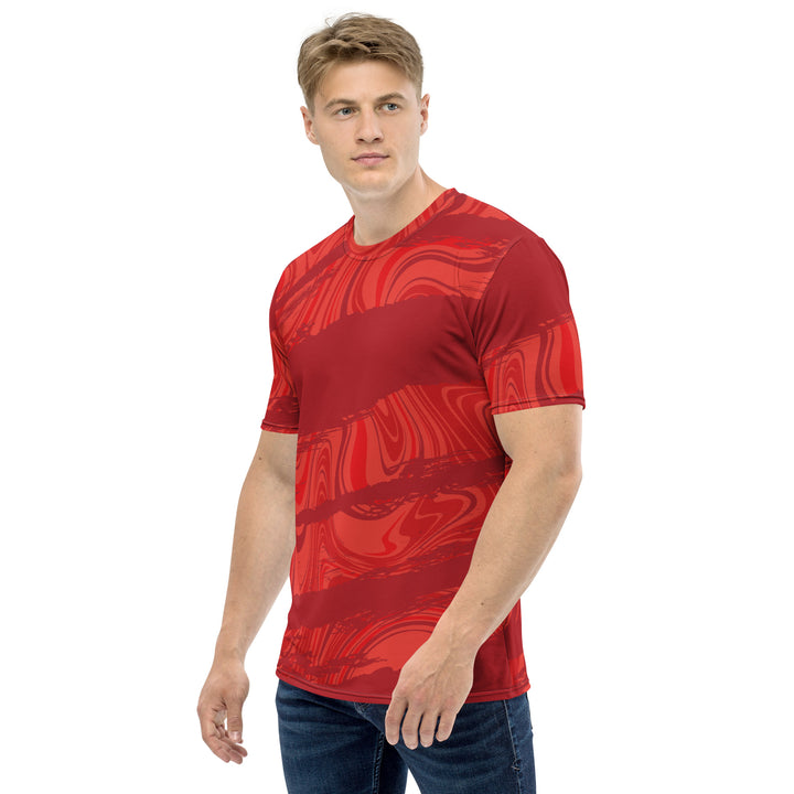 Premium Men's Jersey - Red Lava