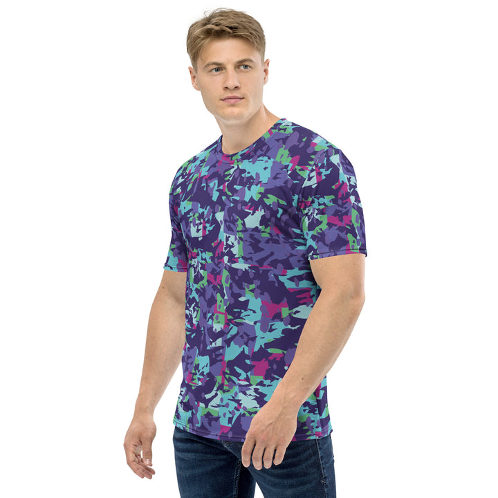 Premium Men's Jersey - Purple-Blue Shred