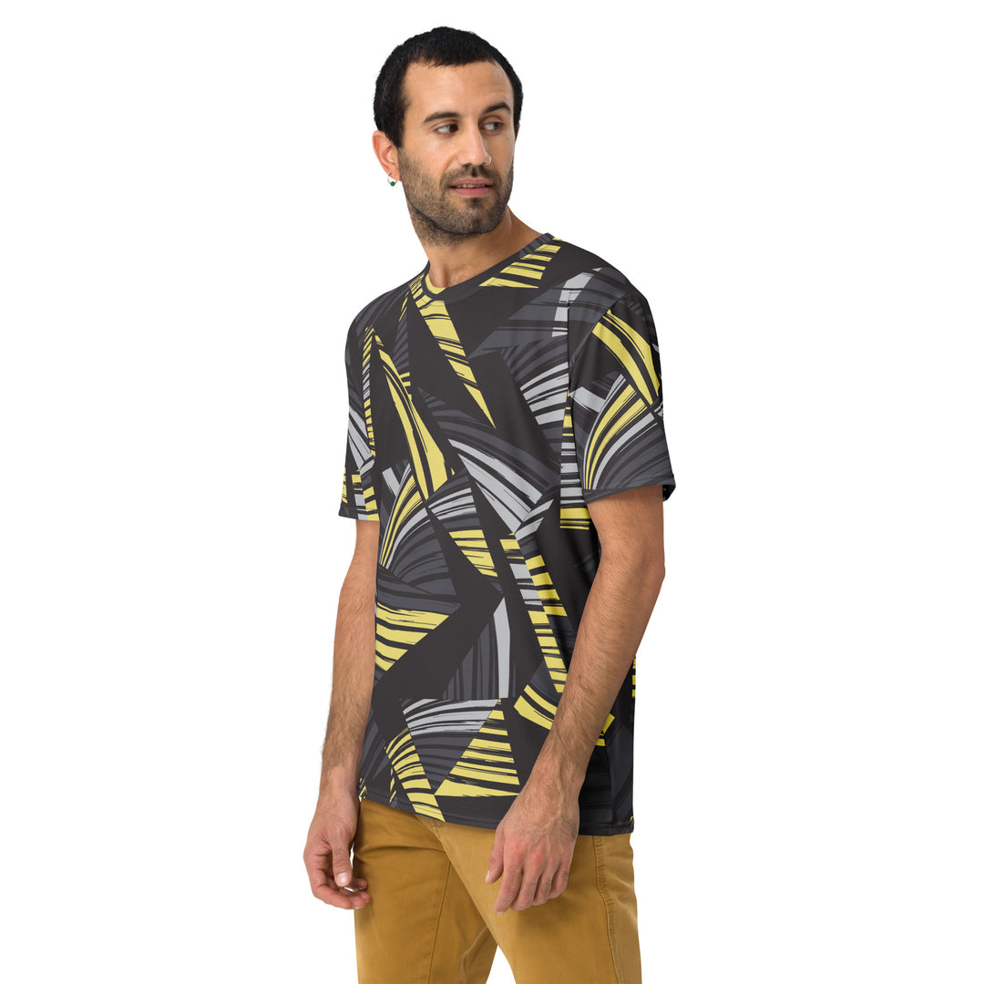 Premium Men's Jersey - Black-Yellow Chaos