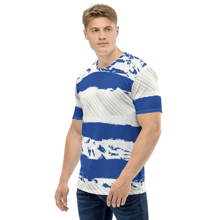 Premium Men's Jersey - White-Bllue Sailor