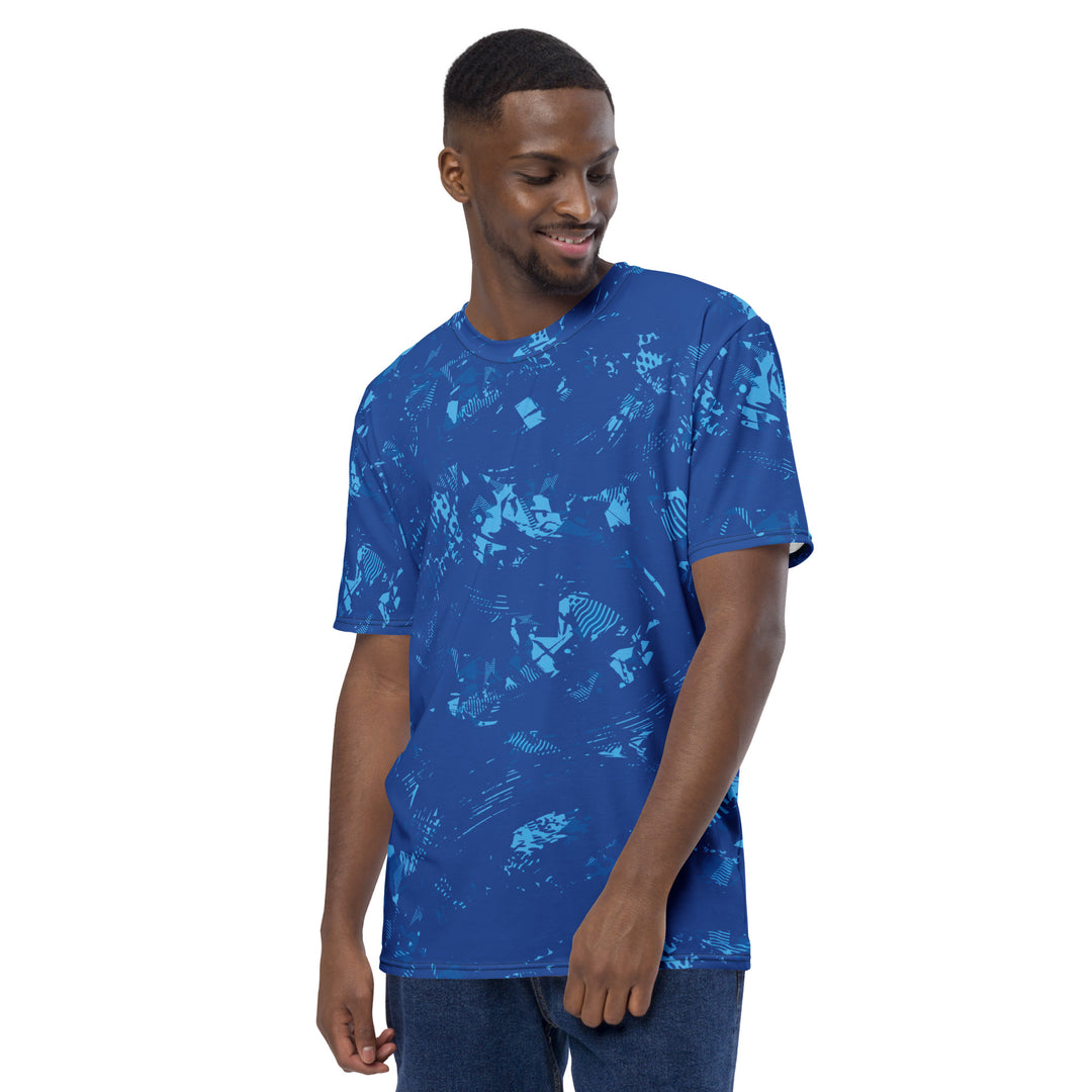 Premium Men's Jersey - Blue Swirl