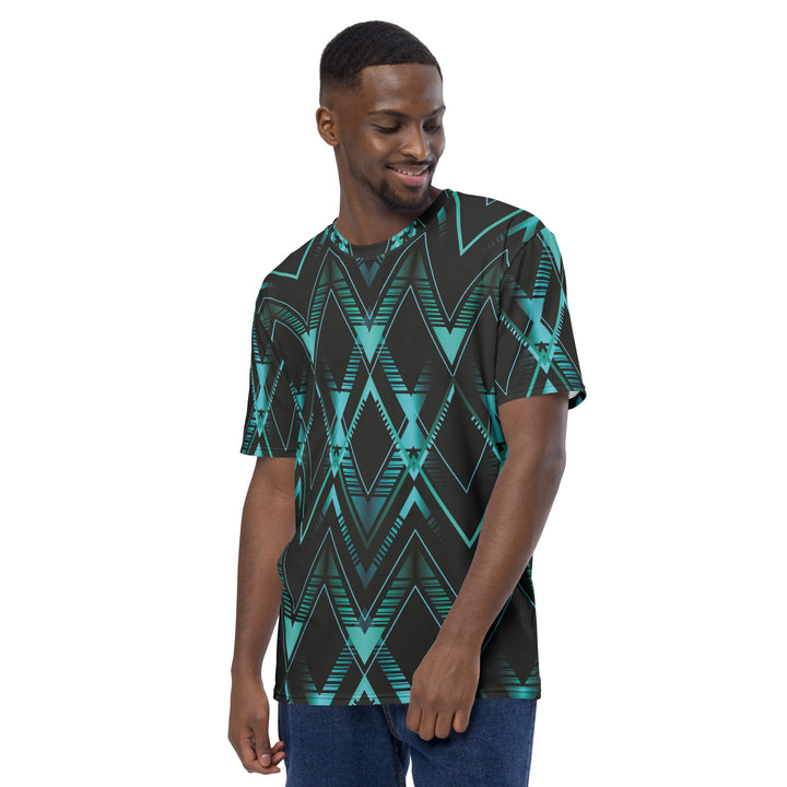 Premium Men's Jersey - Black-Turquoise Ultimate