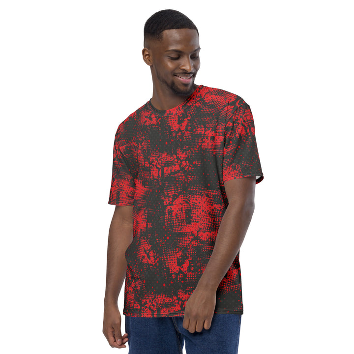 Premium Men's Jersey - Red-Black Ruin