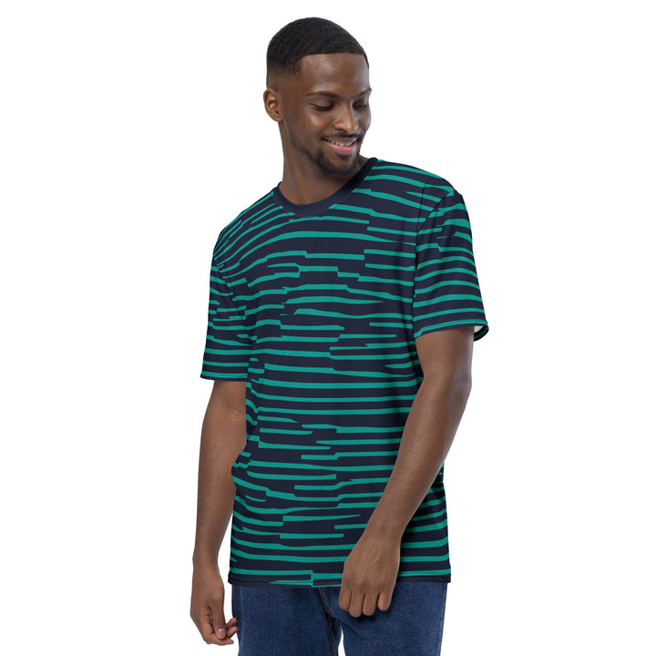 Premium Men's Jersey - Black-Turquoise Swamp