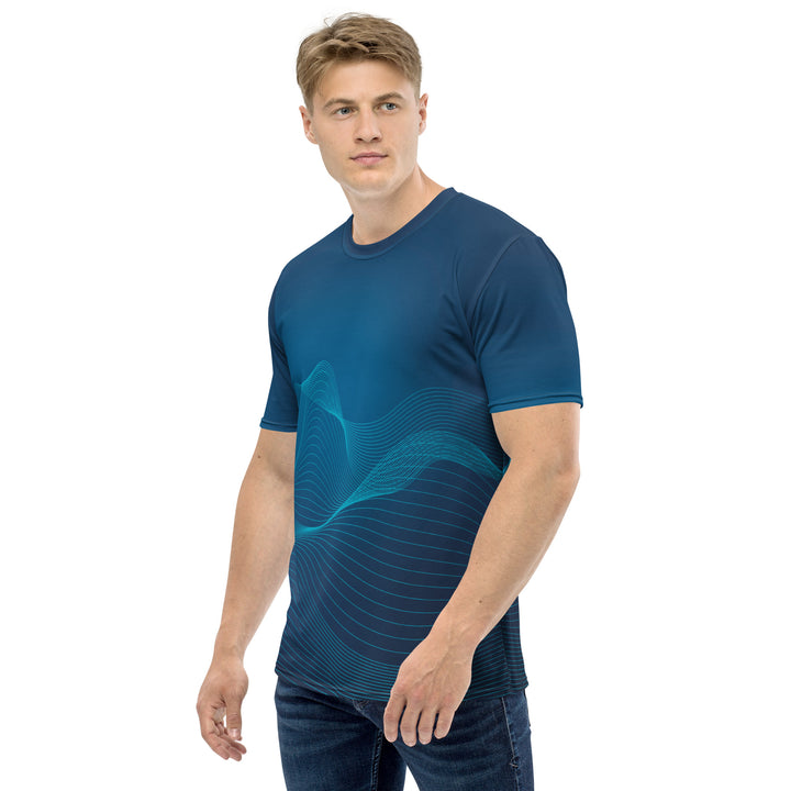 Premium Men's Jersey - Blue Follow