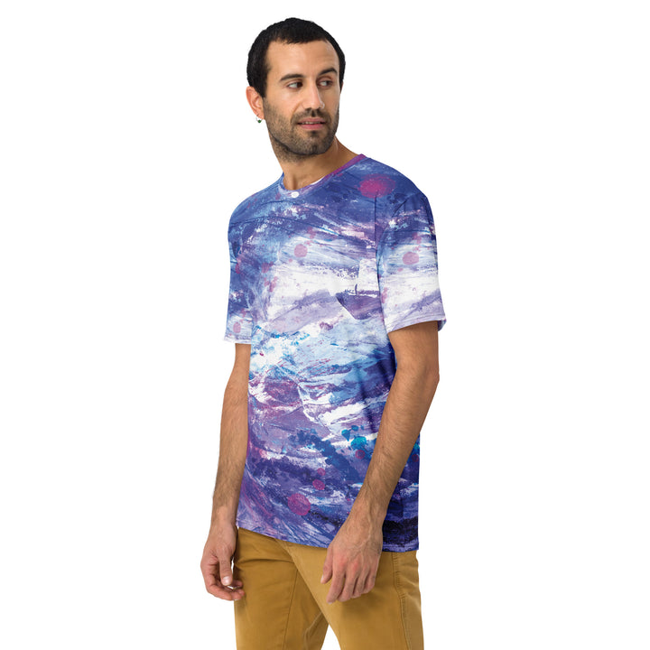 Premium Men's Jersey - Purple-White Universe