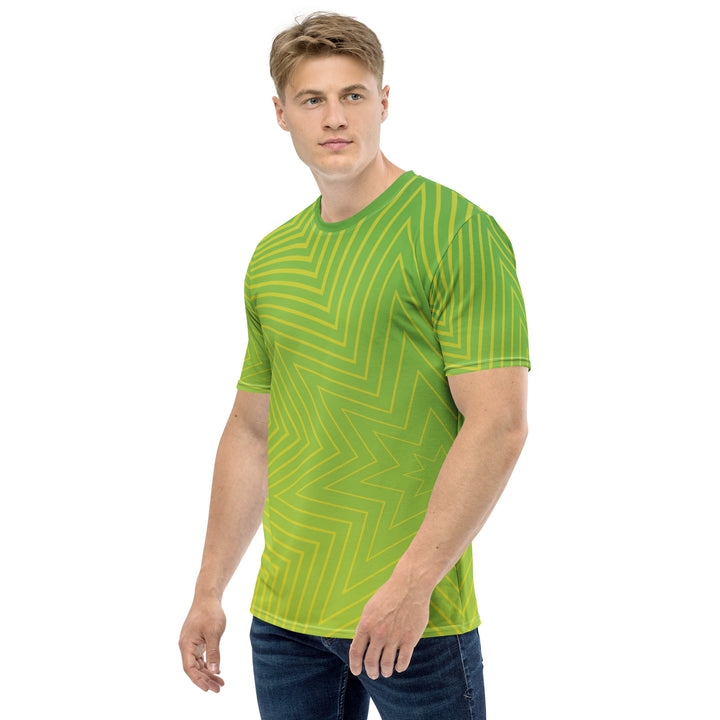 Premium Men's Jersey - Green-Yellow Star