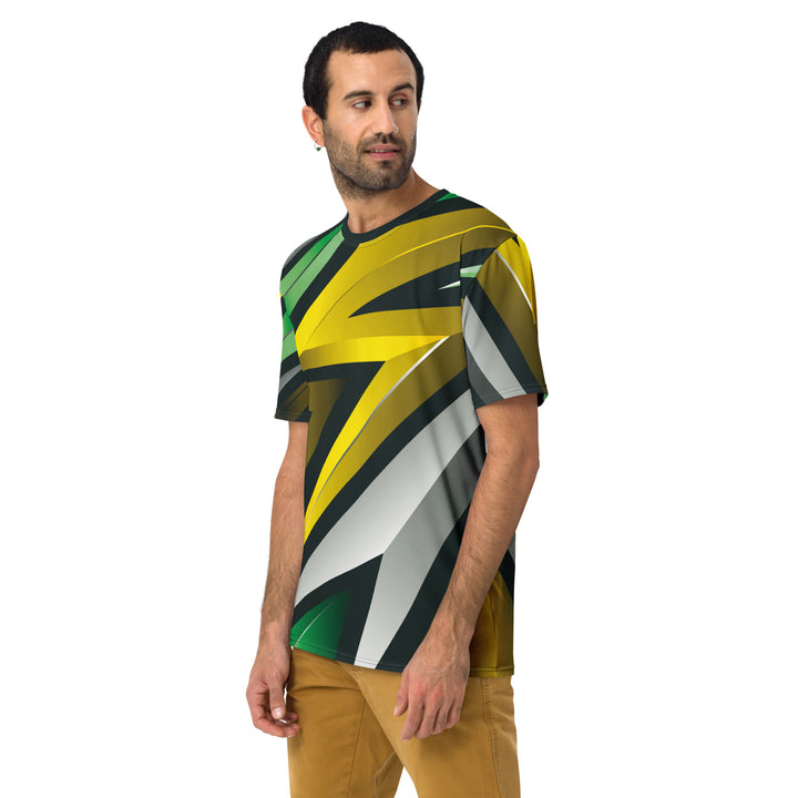 Premium Men's Jersey - Yellow-Green Trace