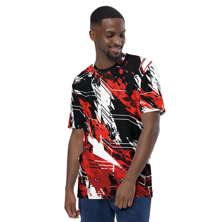 Premium Men's Jersey - Black-Red Future