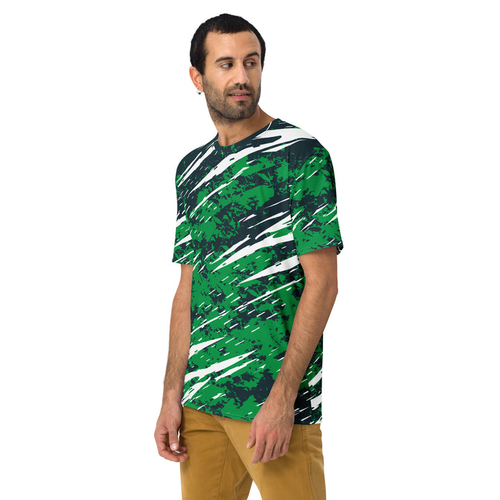 Premium Men's Jersey - Green-Black Cut