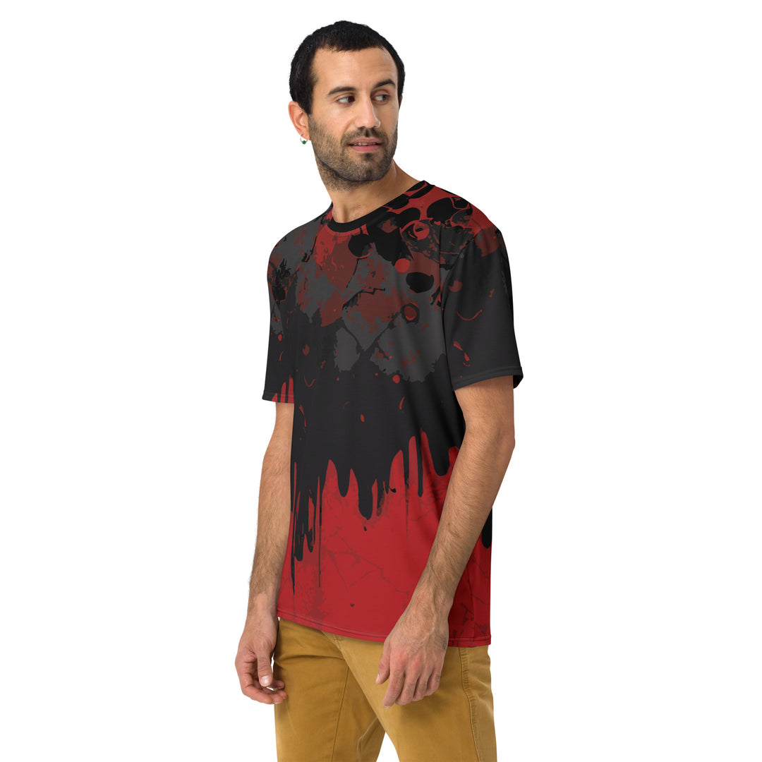 Premium Men's Jersey - Black-Red Fear