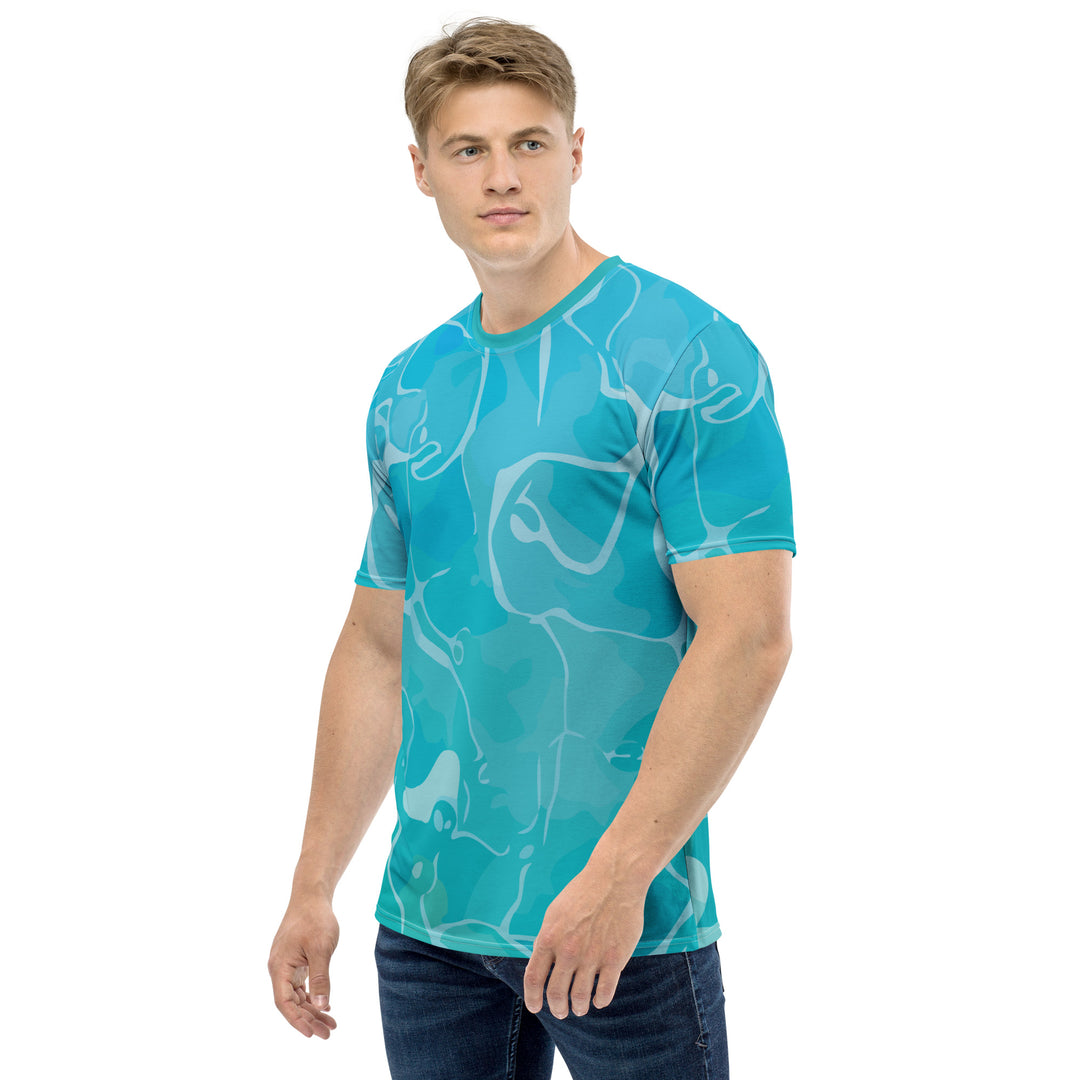 Premium Men's Jersey - Blue Water