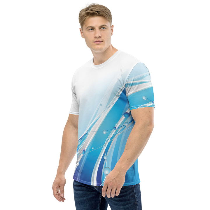 Premium Men's Jersey - White-Blue Jet