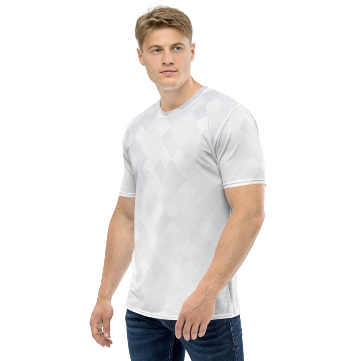 Premium Men's Jersey - White Square