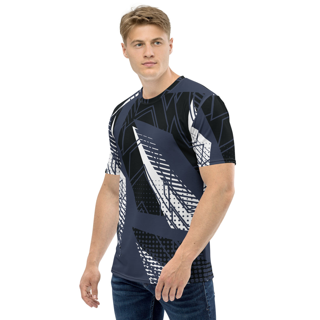 Premium Men's Jersey - Black-White Track