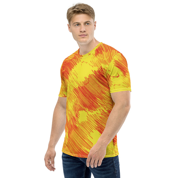 Premium Men's Jersey - Orange-Yellow Sunrise