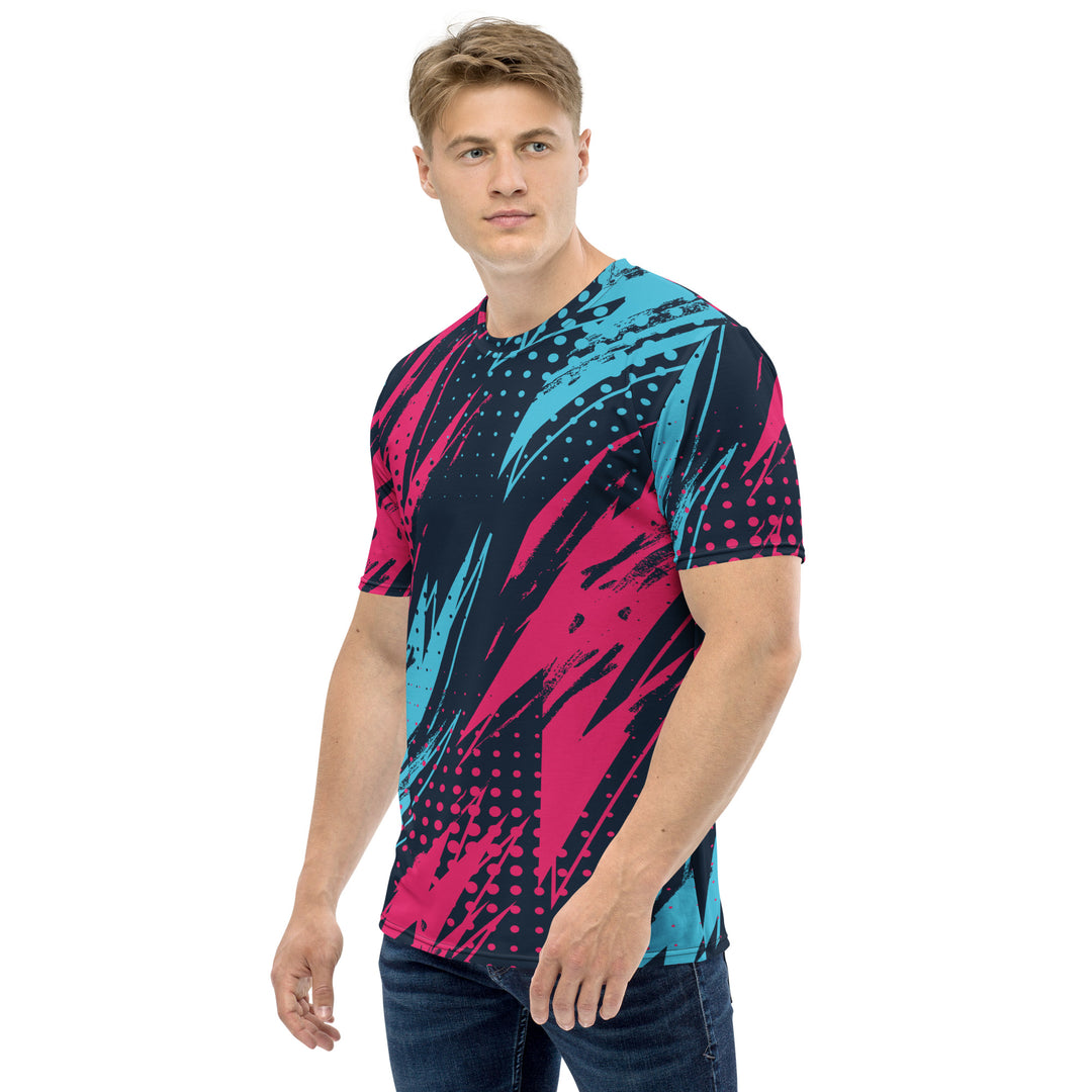 Premium Men's Jersey - Blue-Pink Future