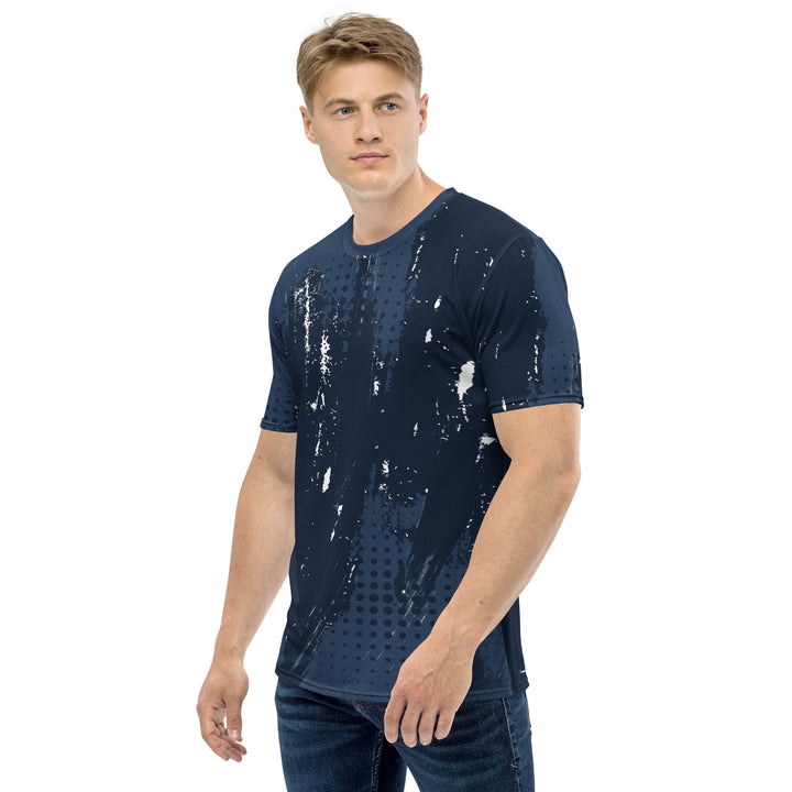 Premium Men's Jersey - Blue-White Flake