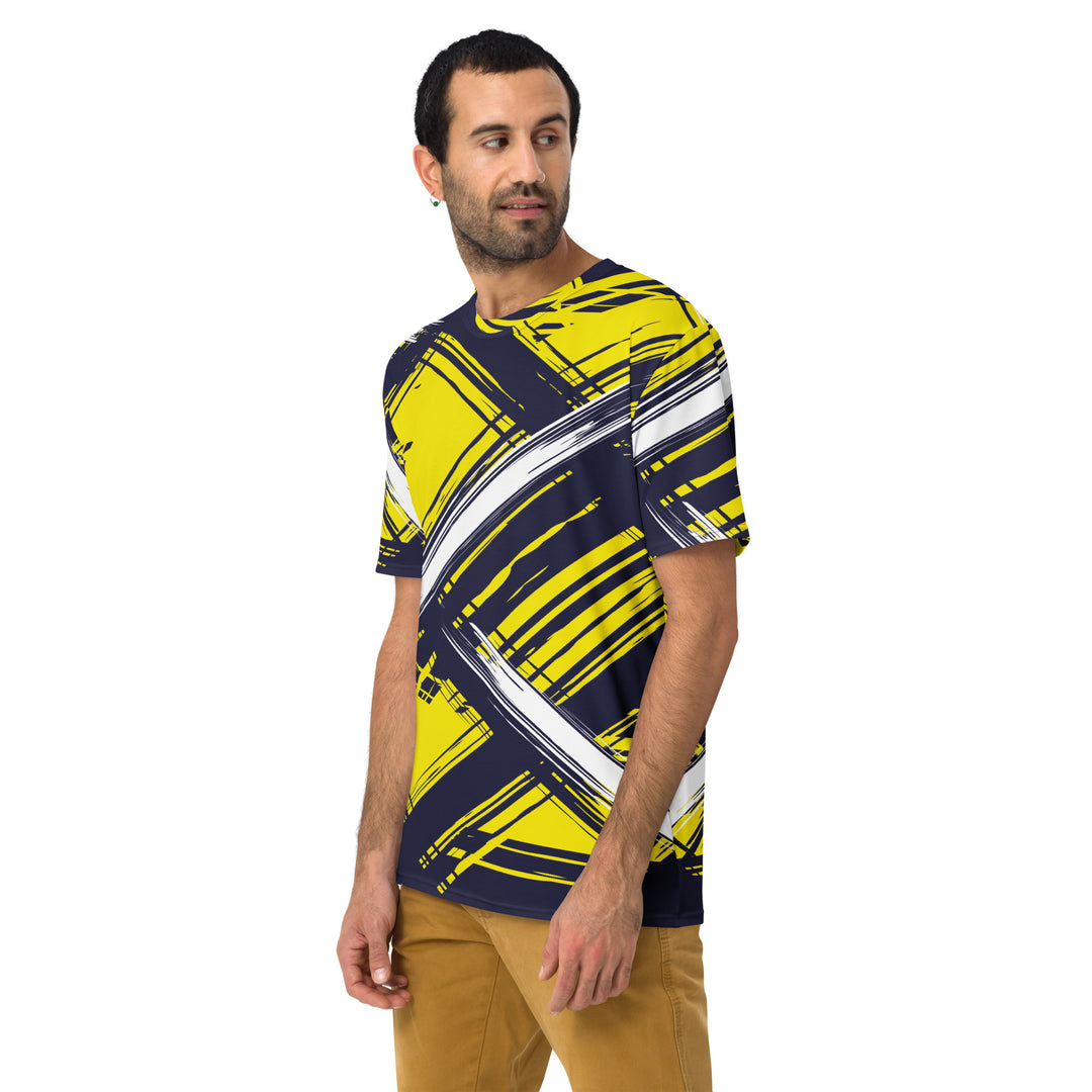 Premium Men's Jersey - Yellow-Black Signal