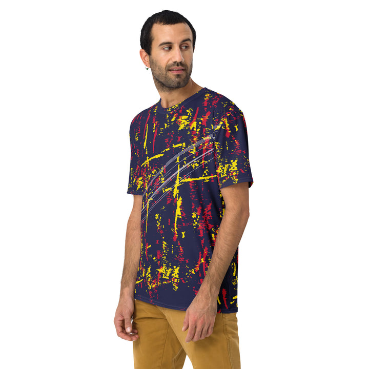 Premium Men's Jersey - Purple-Yellow Energy