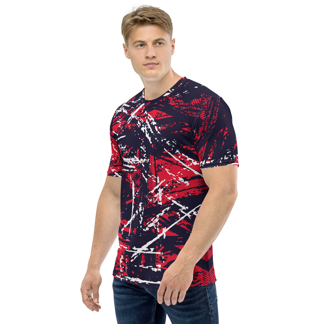 Premium Men's Jersey - Black-Red Criss