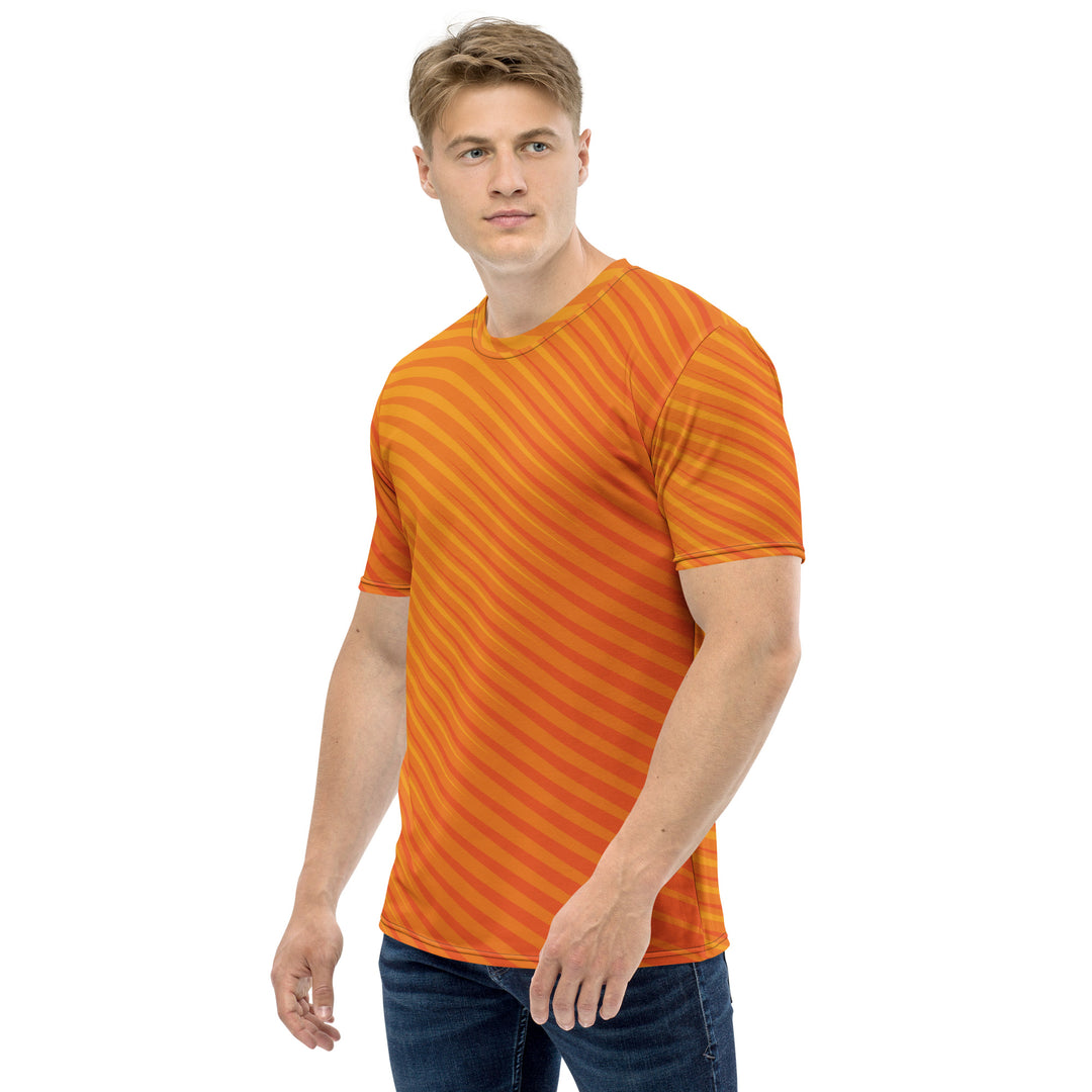 Premium Men's Jersey - Orange Spike