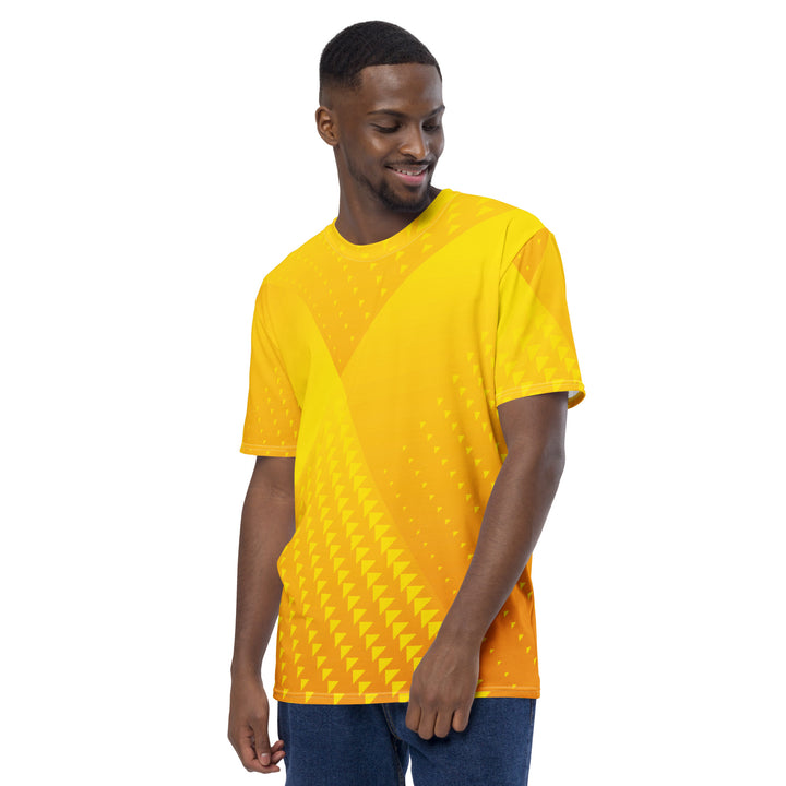 Premium Men's Jersey - Yellow Triangle