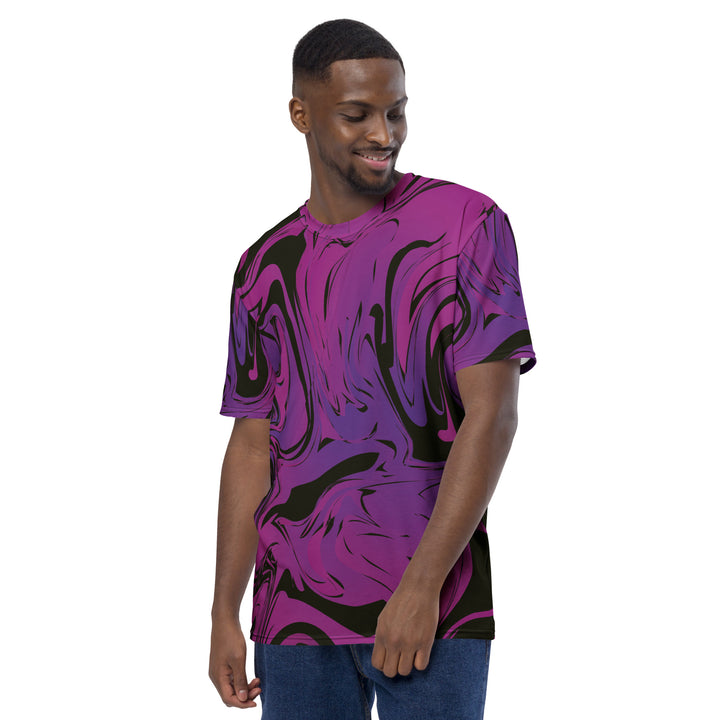 Premium Men's Jersey - Black-Purple Blend