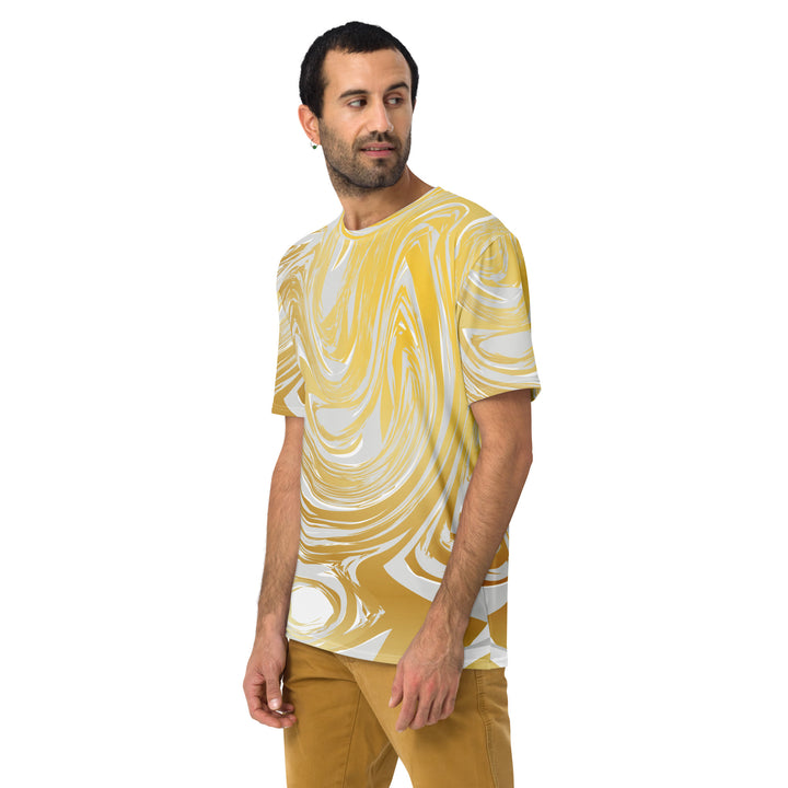 Premium Men's Jersey - White-Yellow Blend