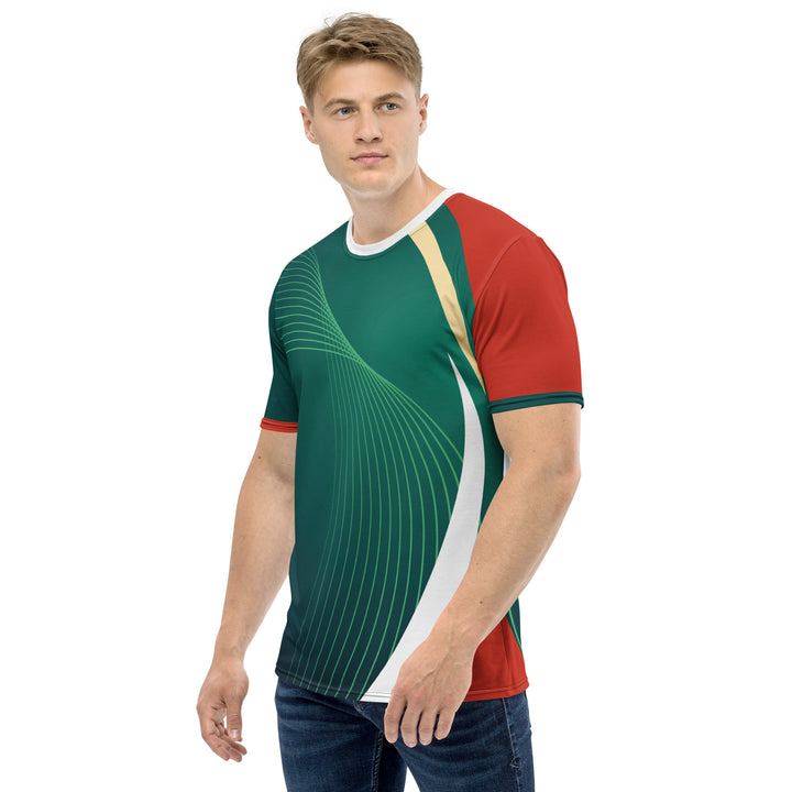 Premium Men's Jersey - Green-Red Home