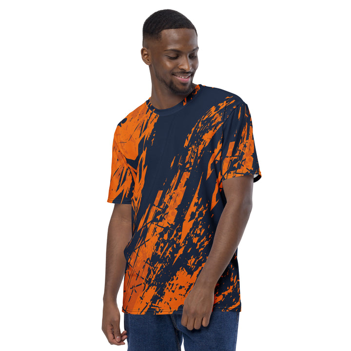 Premium Men's Jersey - Black-Orange Work