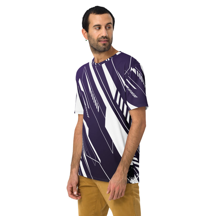 Premium Men's Jersey - Purple-White Machine