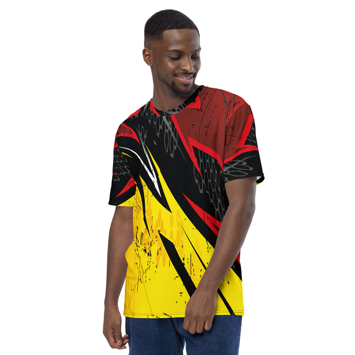 Premium Men's Jersey - Yellow-Black Blade