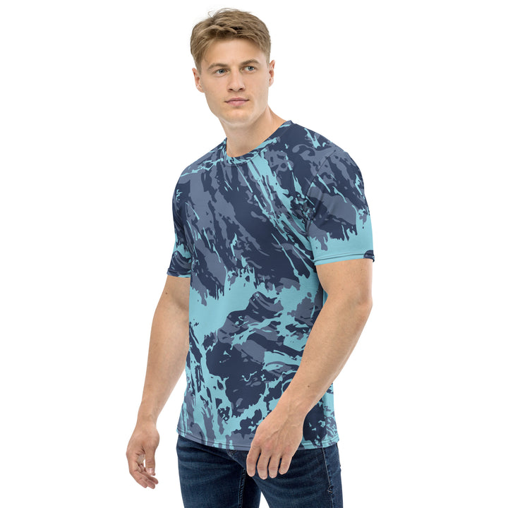 Premium Men's Jersey - Blue Splash