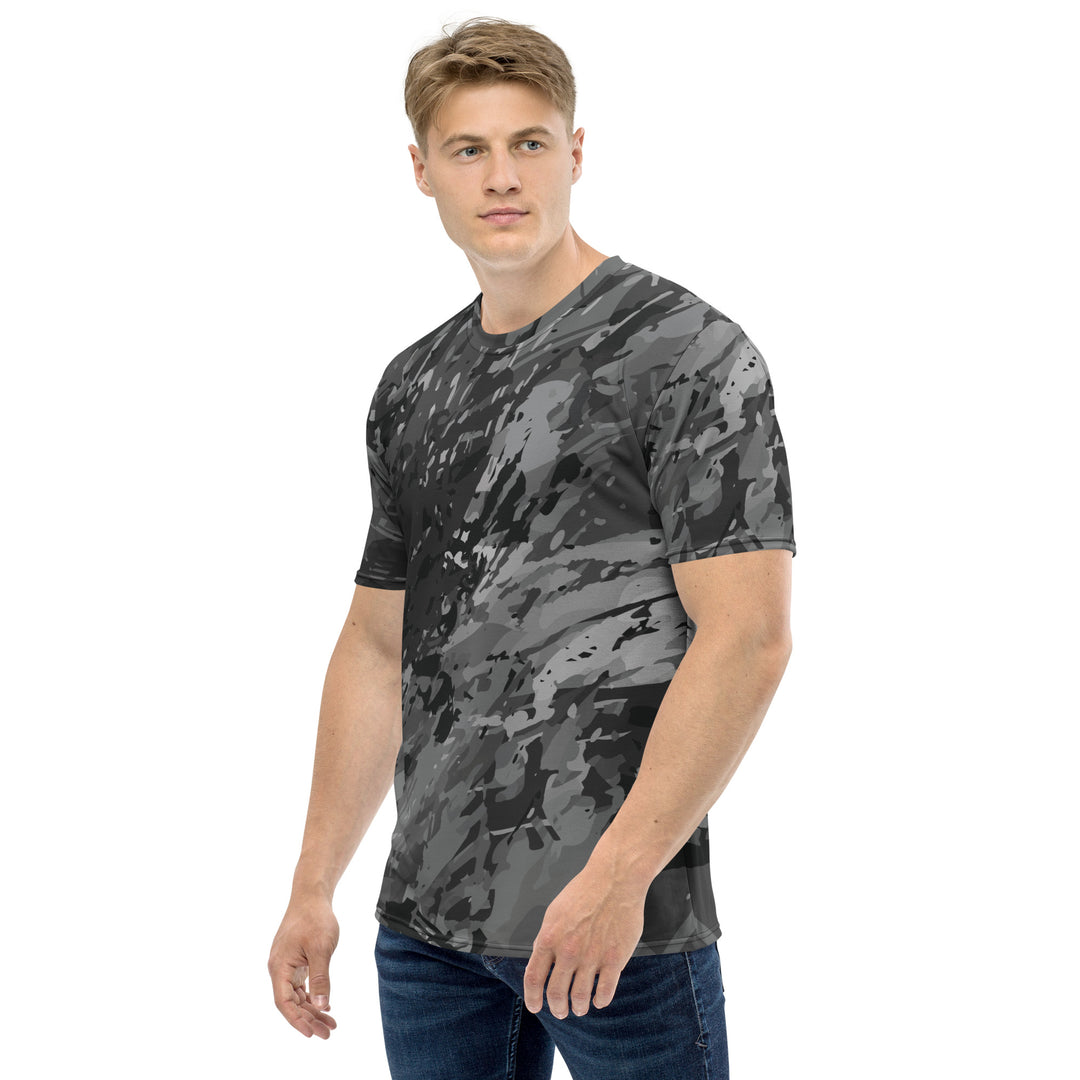 Premium Men's Jersey - Grey Splatter