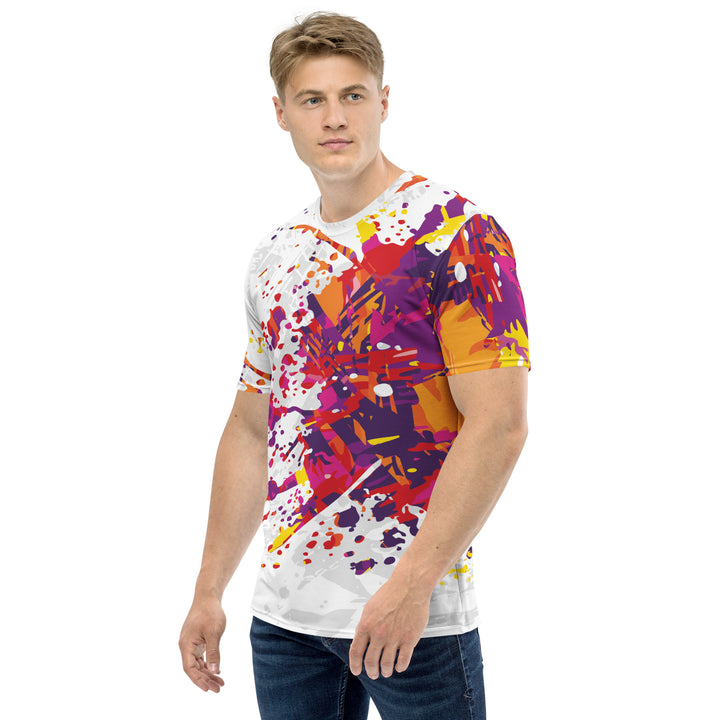 Premium Men's Jersey - White-Red Explosion