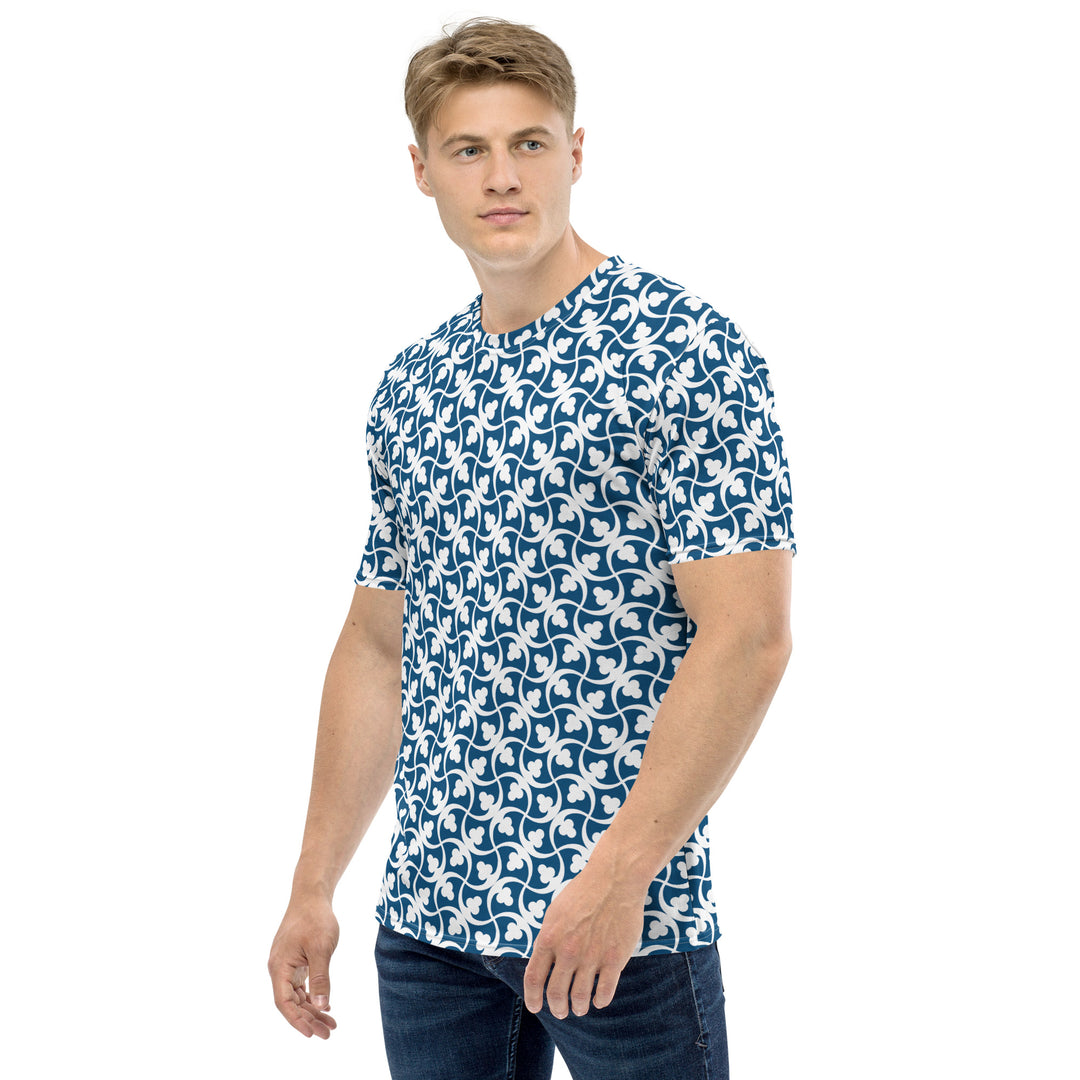 Premium Men's Jersey - Blue-White Slant