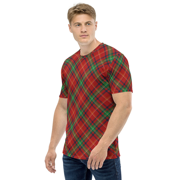 Premium Men's Jersey - Red-Yellow Tartan