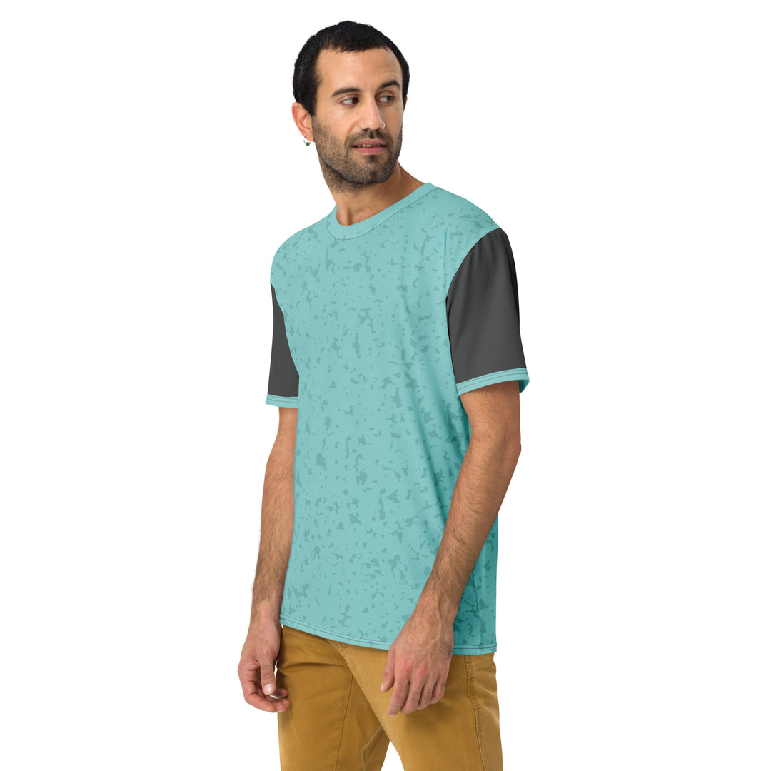 Premium Men's Jersey - Turquoise-Grey Rug