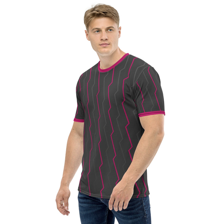 Premium Men's Jersey - Grey-Pink Shake