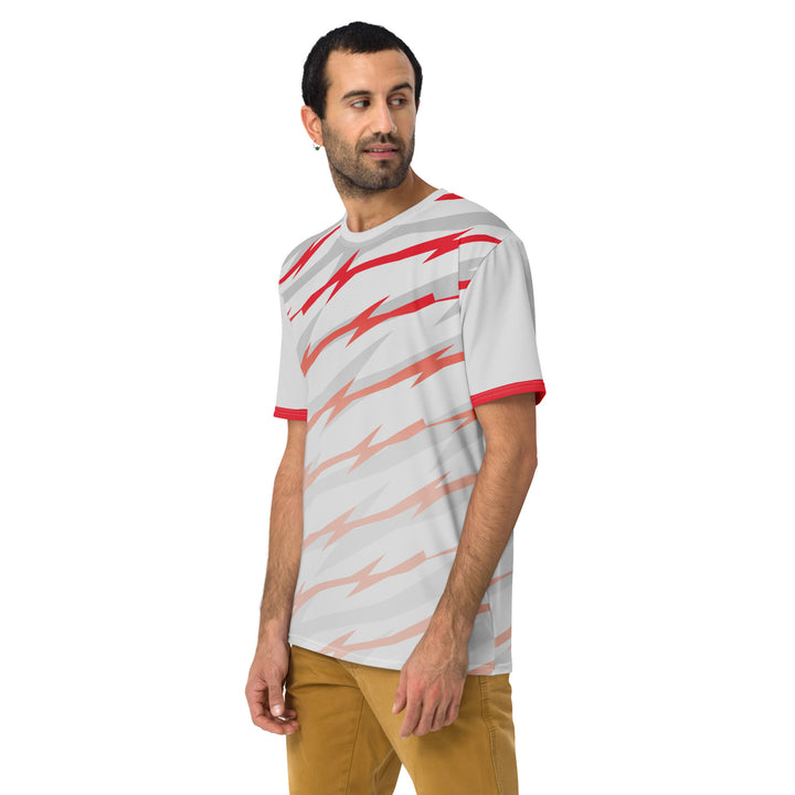 Premium Men's Jersey - White-Red Risk