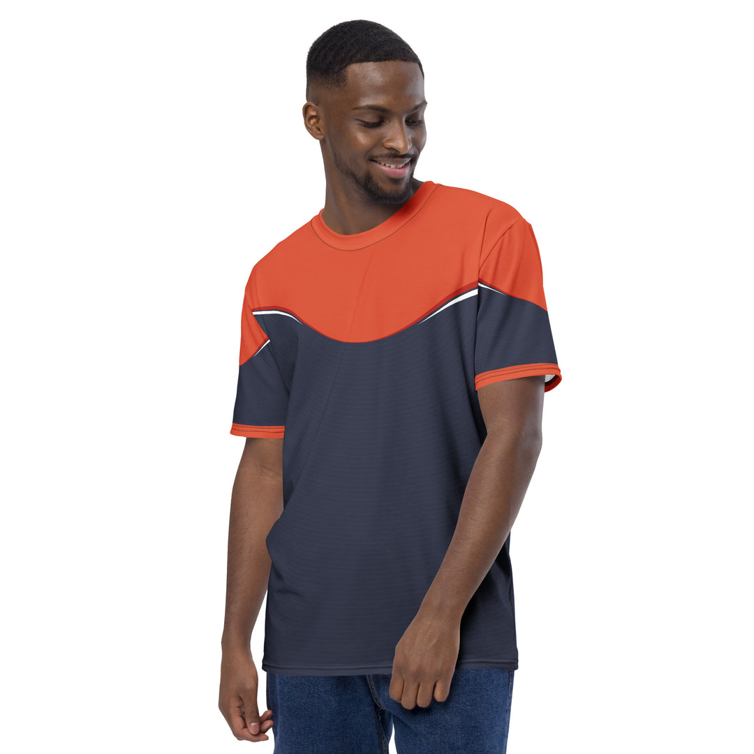 Premium Men's Jersey - Grey-Orange Throne