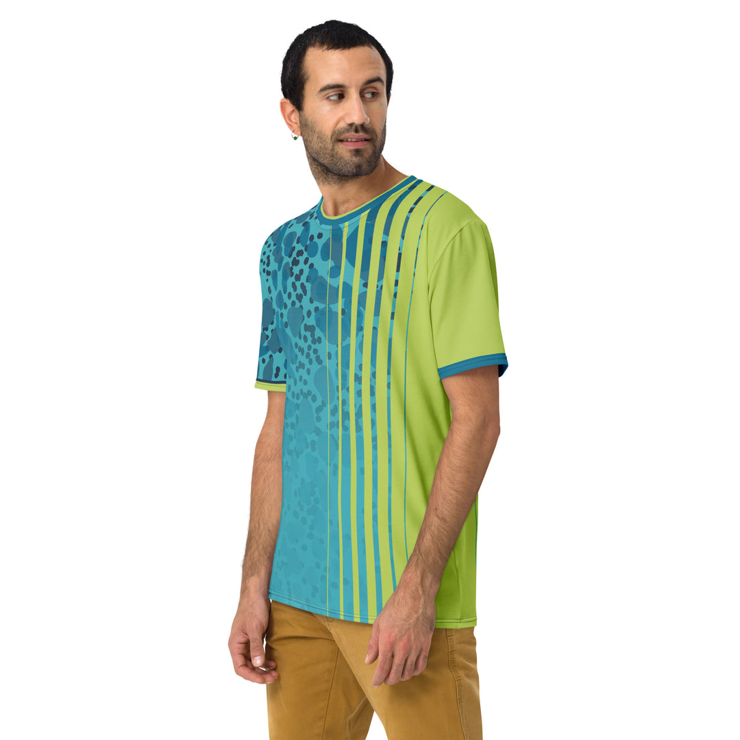 Premium Men's Jersey - Turquoise-Green Cell