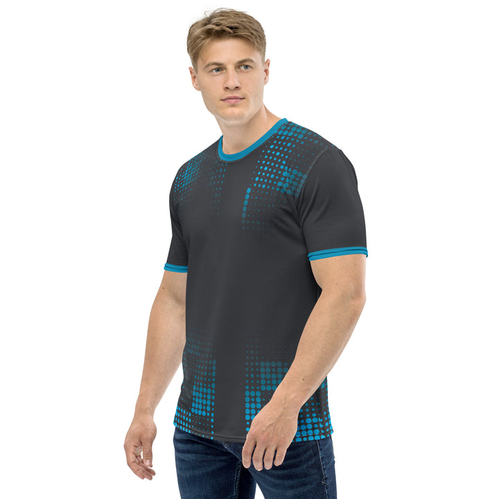 Premium Men's Jersey - Grey-Turquoise Points